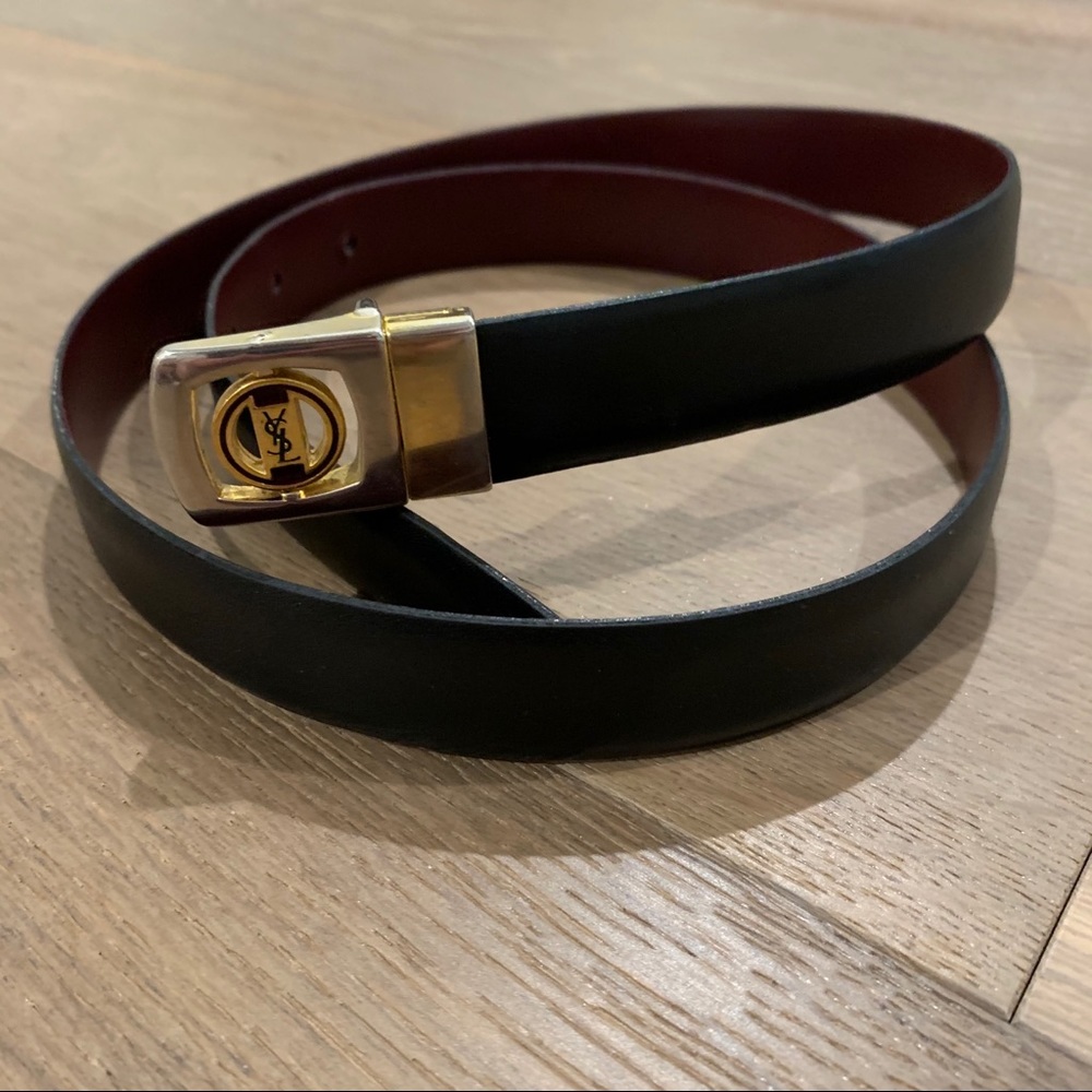 YSL Reversible Belt Buckle